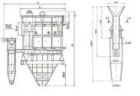 Батарейный циклон БЦ-512-Р-6-(12x12)
