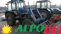 Трактор "Беларус 82.1" с пресс-подборщик ПРФ-145