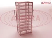 Тележка для автоклава с решеткой