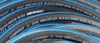 Рукав кислородный III-6,3-2.0 GOX Weldflex черный с синей полосой Semperit